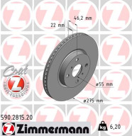 590.2815.20 Brzdový kotouč COAT Z ZIMMERMANN