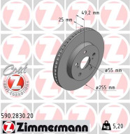 590.2830.20 Brzdový kotouč COAT Z ZIMMERMANN