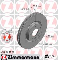 600.3231.20 Brzdový kotouč COAT Z ZIMMERMANN