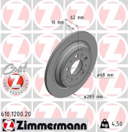 610.1200.20 Brzdový kotouč COAT Z ZIMMERMANN