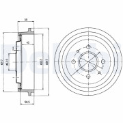 BF30 Brzdový buben DELPHI
