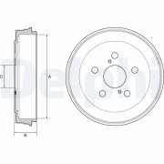 BF536 Brzdový buben DELPHI