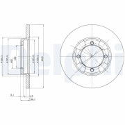 BG2324 Brzdový kotouč DELPHI