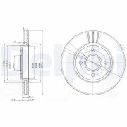 BG2813 Brzdový kotouč DELPHI
