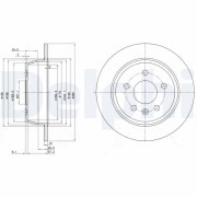 BG3241 Brzdový kotouč DELPHI