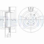 BG3354 Brzdový kotouč DELPHI