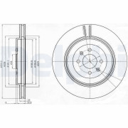 BG3854 Brzdový kotouč DELPHI