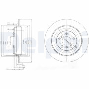 BG4031 Brzdový kotouč DELPHI