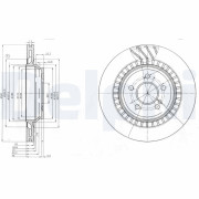 BG4144 Brzdový kotouč DELPHI