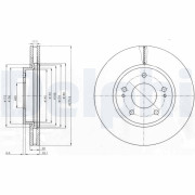 BG4147 Brzdový kotouč DELPHI