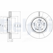BG4250 Brzdový kotouč DELPHI
