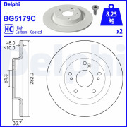 BG5179C Brzdový kotouč DELPHI