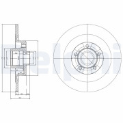 BG9024RS Brzdový kotouč DELPHI