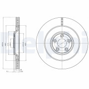 BG9103 Brzdový kotouč DELPHI