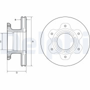 BG9227 Brzdový kotouč DELPHI