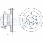 BG9911 Brzdový kotouč DELPHI