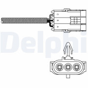 ES10970-12B1 Lambda sonda DELPHI