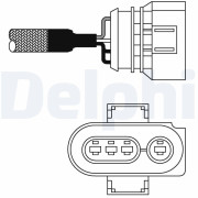 ES10980-12B1 Lambda sonda DELPHI