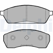 LP1026 Sada brzdových destiček, kotoučová brzda DELPHI
