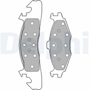 LP1163 Sada brzdových destiček, kotoučová brzda DELPHI