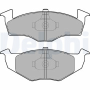 LP1591 Sada brzdových destiček, kotoučová brzda DELPHI