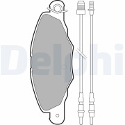 LP1629 Sada brzdových destiček, kotoučová brzda DELPHI