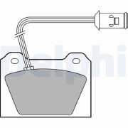 LP214 Sada brzdových destiček, kotoučová brzda DELPHI