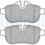 LP2163 Sada brzdových destiček, kotoučová brzda DELPHI