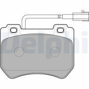 LP2200 Sada brzdových destiček, kotoučová brzda DELPHI