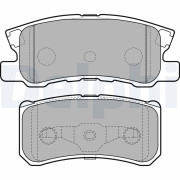 LP2483 Sada brzdových destiček, kotoučová brzda DELPHI