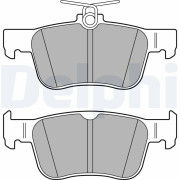 LP3391 Sada brzdových destiček, kotoučová brzda DELPHI