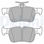 LP3590 Sada brzdových destiček, kotoučová brzda DELPHI