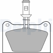 LP435 Sada brzdových destiček, kotoučová brzda DELPHI