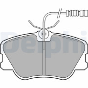 LP608 Brzdové destičky DELPHI