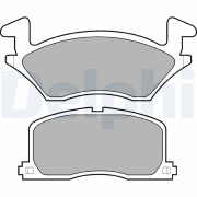 LP742 Sada brzdových destiček, kotoučová brzda DELPHI