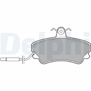 LP822 Sada brzdových destiček, kotoučová brzda DELPHI