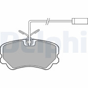 LP900 Sada brzdových destiček, kotoučová brzda DELPHI