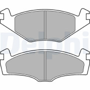 LP979 Sada brzdových destiček, kotoučová brzda DELPHI