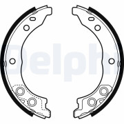 LS1962 Sada brzdových čelistí, parkovací brzda DELPHI