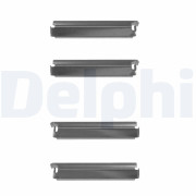 LX0078 Sada příslušenství, obložení kotoučové brzdy DELPHI