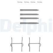 LX0154 Sada příslušenství, obložení kotoučové brzdy DELPHI