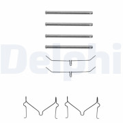 LX0209 Sada prislusenstvi, oblozeni kotoucove brzdy DELPHI