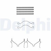 LX0306 Sada prislusenstvi, oblozeni kotoucove brzdy DELPHI