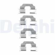 LX0549 Sada příslušenství, obložení kotoučové brzdy DELPHI