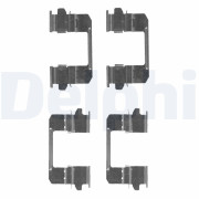 LX0618 Sada příslušenství, obložení kotoučové brzdy DELPHI