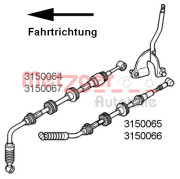 3150067 Tazne lanko, rucni prevodovka genuine METZGER