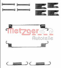 105-0866 Sada příslušenství, brzdové čelisti METZGER