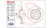 360406133204 Brzdový kotouč MAGNETI MARELLI