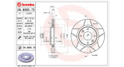 360406018705 Brzdový kotouč MAGNETI MARELLI