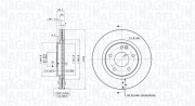 360406007001 Brzdový kotouč MAGNETI MARELLI